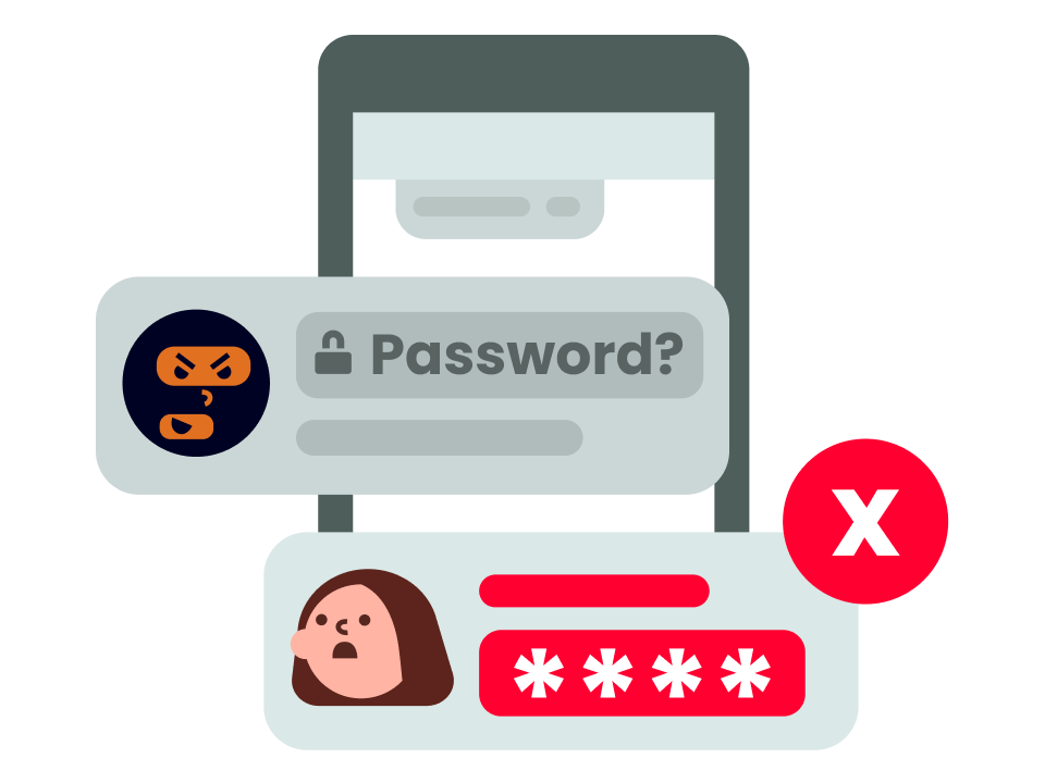 Never share your Singpass ID, password and 2FA details with others